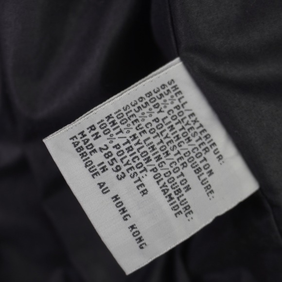 Members Only Black Bomber Jacket Zip Front Retro 80s 90s Vintage Style Sz 13/14 - Picture 7 of 11